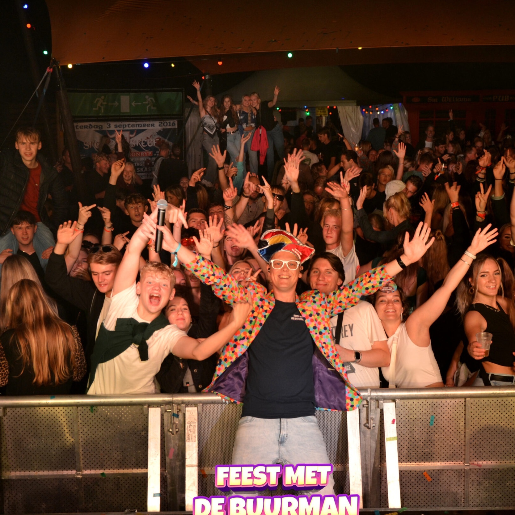 Feest met de buurman