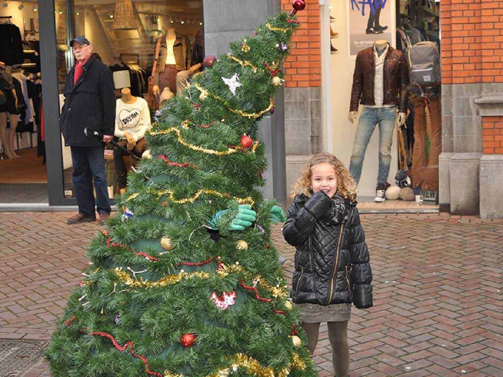 Wandelende Kerstboom